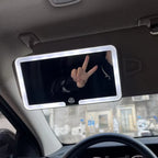 Cross-border Car Makeup Mirror with LED Light
